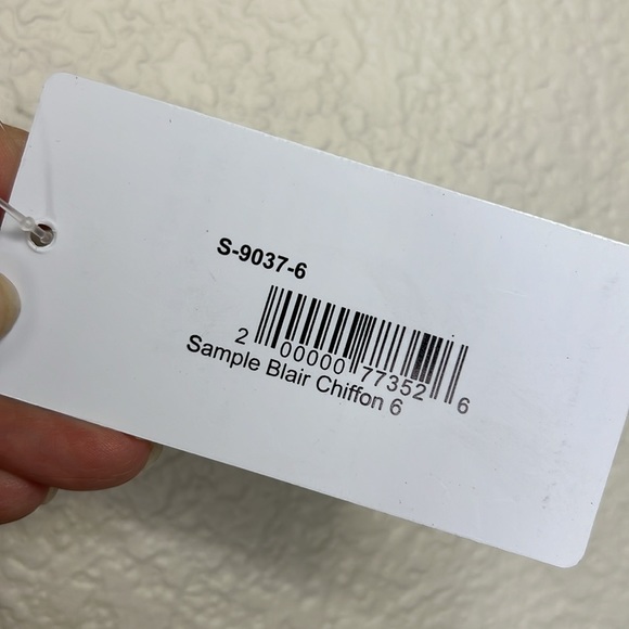 REVELRY NWT Blair Chiffon Dress size 6 Formal Bridal Dress - Picture 5 of 13